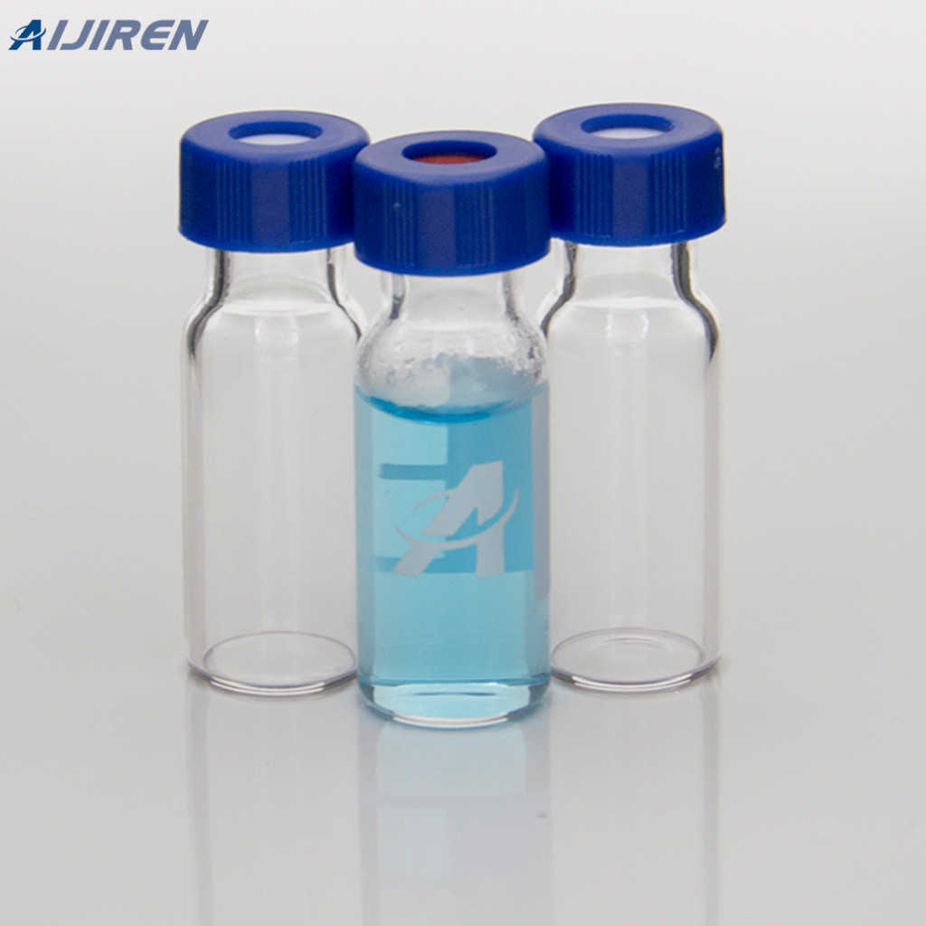 glass vials with caps for HPLC and GC Waters